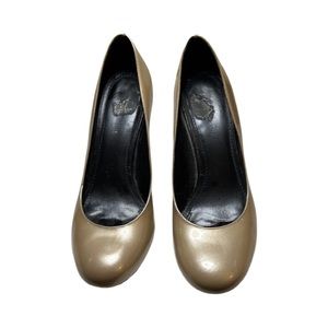 Giani Bernini Patent Leather Champagne Pumps 8.5
